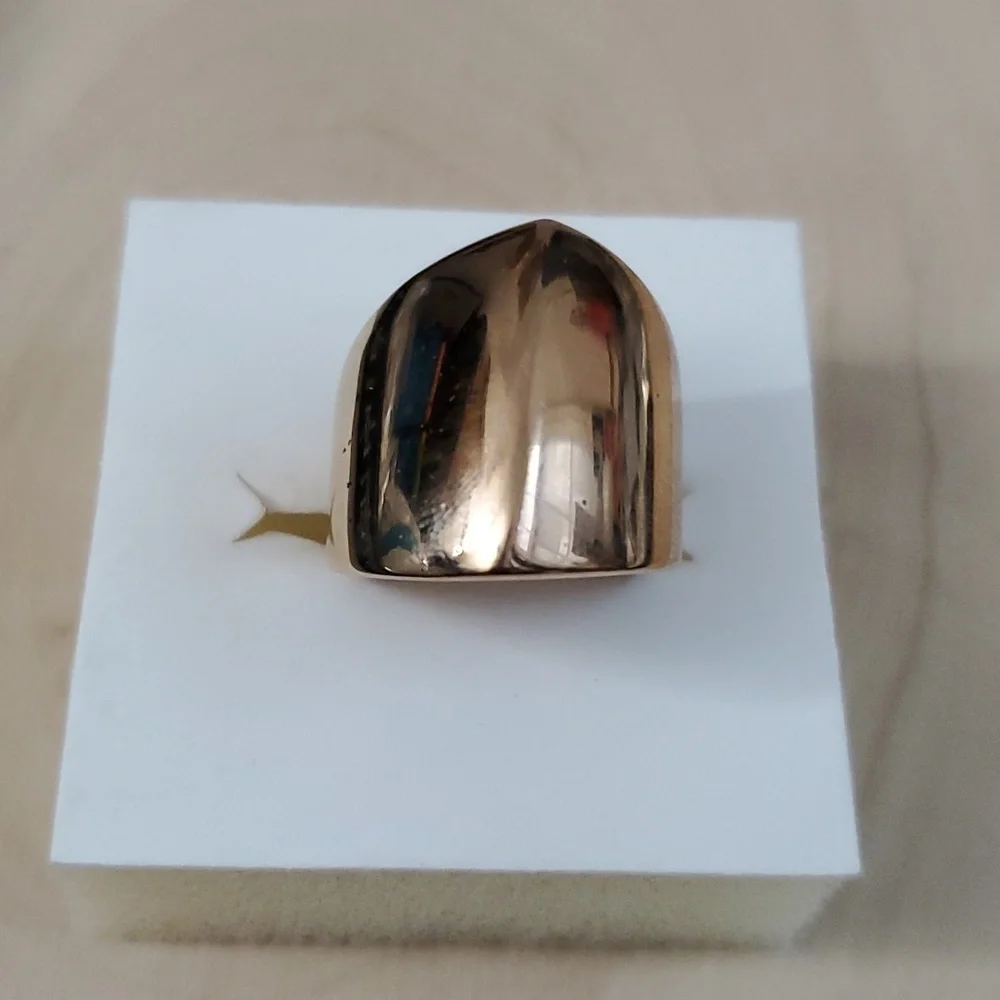 Knife Edge Sterling Silver 925 Modern Ring